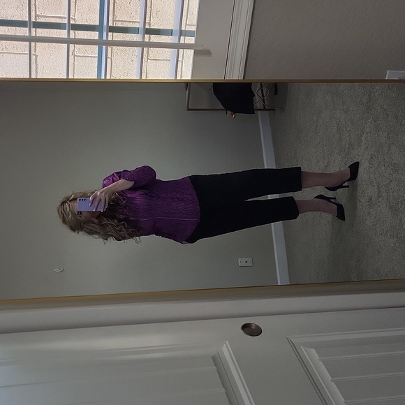 Gucci Black Capri Crop Fit Flat Front High-Waisted Pants Size 44(8) - Picture 5 of 17